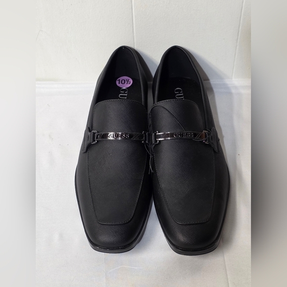Guess Handy Dress Textured Black Slip-On Loafers Mens Size 10.5 main image 10